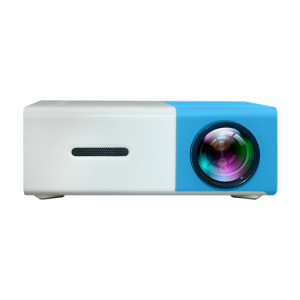 YG300 400LM Mini projecteur LED de cinéma maison portable avec télécommande, prise en charge des interfaces HDMI, AV, SD, USB (bleu) SH355L204-20