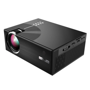 Cheerlux C7 1800 Lumens 800 x 480 720p 1080p HD WiFi Smart Projecteur, Support HDMI / USB / VGA / AV (Noir) SC602B1663-20