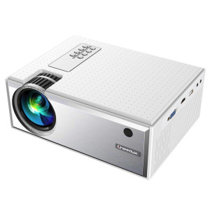 Cheerlux C8 1800 lumens 1280x800 720P 1080P HD WiFi Sync Afficher le projecteur intelligent, Support HDMI / USB / VGA / AV (Blanc) SC604W684-20