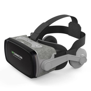 VR SHINECON G07E Lunettes vidéo 3D de réalité virtuelle adaptées aux smartphones 4,0 pouces 6,3 pouces (gris) SH043H183-20