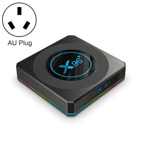 X96 X4 8K Smart TV Box Android 11,0 Media Player avec télécommande, AMLogic S905x4 quad core ARM Cortex A55, RAM: 4 Go, ROM: 64 Go, SUPPORT 100M, BANDE DUAL BAND WIFI, Bluetooth, Fiche AU SH75AU154-20