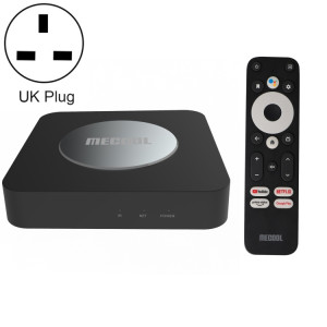 MECOOL KM2 Plus 4K Smart TV BOX Android 11.0 Lecteur multimédia avec télécommande, Amlogic S905X2 Quad Core, RAM : 2 Go, ROM : 16 Go, prise UK SM86UK1297-20