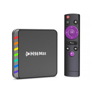H96 Max W2 4K Ultra HD Android 11.0 Smart TV Box avec télécommande, Amlogic S905W2 Quad-Core, 4 Go + 64 Go () SH08EU1567-20