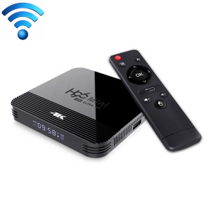 H96 MINI H8 4K UHD Smart TV Box avec télécommande, Android 9.0 RK3228A Quad-core Cortex-A7, 1 Go + 8 Go, prise en charge WiFi & BT & AV & HDMI & Ethernet SH630B934-20