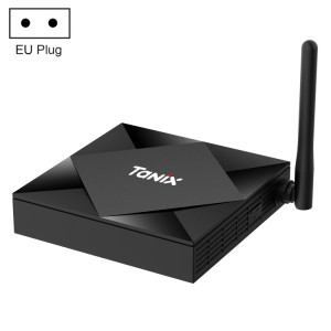 TANIX TX6s 4K Smart TV BOX Android 10 Lecteur multimédia avec télécommande, Quad Core Allwinner H616, sans fonction Bluetooth, RAM : 2 Go, ROM : 8 Go, WiFi 2,4 GHz, SH33EU1994-20