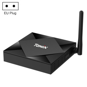 TANIX TX6s 4K Smart TV BOX Android 10 Lecteur multimédia avec télécommande, Quad Core Allwinner H616, RAM : 4 Go, ROM : 64 Go, WiFi 2,4 GHz/5 GHz, Bluetooth, prise UE SH35EU1071-20