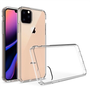 Coque de protection en TPU + acrylique anti-rayures pour iPhone 11 Pro Max (Transparent) SH201A1411-20