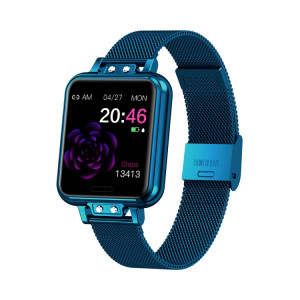 ZL13 1.22 pouces écran couleur IP67 montre intelligente étanche, moniteur de sommeil de soutien / moniteur de fréquence cardiaque / rappel de cycle menstruel (bleu) SH901C1556-20