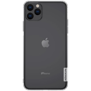 Pour iPhone 11 Pro Max NILLKIN Nature Housse de protection souple et transparente en TPU (Blanc) SN103A519-20