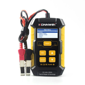KONNWEI KW510 3 en 1 testeur / chargeur / réparateur de batterie de voiture Support 8 langues SK09041958-20