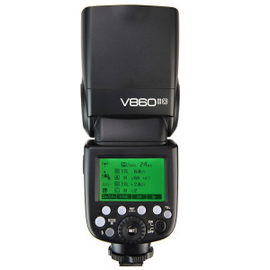 Godox V860IIO 2,4 GHz sans fil 1 / 8000s HSS Flash Speedlite Camera Top Fill Light pour Olympus DSLR Camera (Noir) SG501A848-20