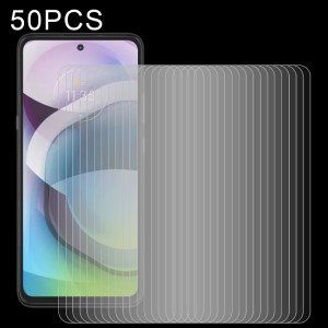 Pour Motorola Moto G 5G 50 PCS 0.26mm 9H 2.5D Film en verre trempé SH270244-20