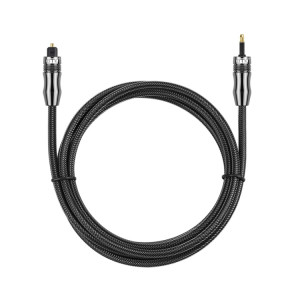 EMK OD6.0mm Câble audio numérique optique Toslink 3,5 mm vers Mini Toslink, longueur: 1,5 m SE780262-20