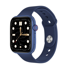 DW35Pro 1,75 pouce Écran de couleur IPX7 Imperméable Smart Watch, Support Bluetooth Réponse & Rejeter / Surveillance du sommeil / Surveillance de la fréquence cardiaque, Style: Bracelet en silicone (bleu) SH801D464-20