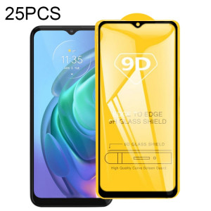 Pour Motorola Moto G10 25 PCS 9D Colle Colle Film de verre trempé en plein écran SH4101634-20
