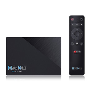 H96 Max 4K Smart TV Box Android 11.0 Media Player avec télécommande, quad noyau RK3566, RAM: 8 Go, ROM: 64 Go, double fréquence 2.4GHz Wifi / 5G, Type de prise: Fiche UE SH70021058-20