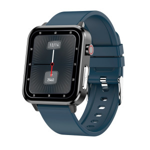 E86 1,7 pouce TFT Color Screen Smart Watch Smart Smart, Support Surveillance de l'oxygène sanguin / Surveillance de la température corporelle / Diagnostic médical Ai, Style: Sangle TPU (Bleu) SH101A1370-20