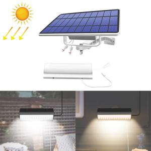 Pull-Switch 2 en 1 Lumière solaire 60-LEDS Lampe murale de la cour de la cour, Couleur de la lumière: Lumière blanche (coquille blanche) SH101A495-20