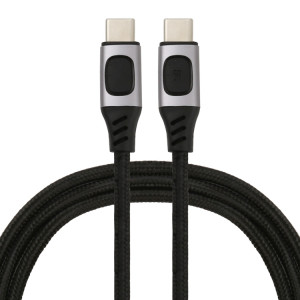 100W 5A USB-C / Type-C Mâle à USB-C / Type-C Mâle PD Fast Chargement Traité de données tressée, Durée du câble: 1,5 m SH13021494-20