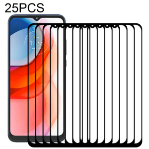 Pour Motorola Moto G Play (2021) 25 pcs Film de verre trempé en plein écran complet SH4704868-20