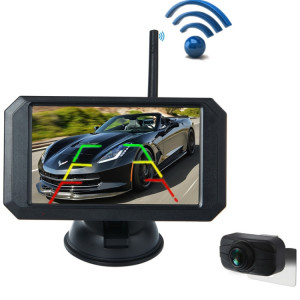 PZ719 voiture 5 pouces 1080P HD Signal numérique sans fil Inverser Image Caméra Vue arrière SH4454134-20