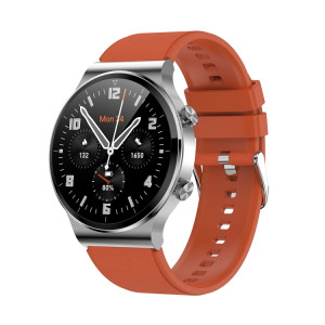 G51 1.28 pouces HD Touch Smreat IP67 Imperméable Smart Watch, Support Bluetooth Call / Surveillance de la fréquence cardiaque / Surveillance de la pression artérielle, Style: Bracelet en silicone (Orange) SH001B1152-20