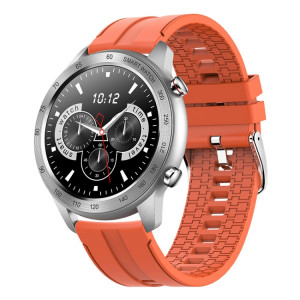 MX5 1,3 pouce IPS Screen IP68 Imperméable Smart Watch, Support Bluetooth Call / Surveillance de la fréquence cardiaque / Surveillance du sommeil, Style: Bracelet en silicone (Orange) SH501C385-20