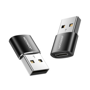 Joyroom S-H152 3A Homme USB Homme USB-C / Type-C femelle OTG Adaptateur (noir) SJ501A33-20