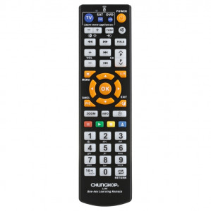 Chunghop l336 Télécommande d'apprentissage intelligent universel pour TV / CBL / DVD (Noir) SC501A912-20