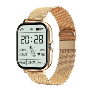 GT20 1.69 pouces TFT Screen Smart Watch Smart Smart, Contrôle de la musique Support / Bluetooth Appel / Surveillance de la fréquence cardiaque / Surveillance de la pression artérielle, Style: Sangle d'acier (or) SH302C518-20