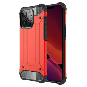 Coque combinée PC Magic Armor TPU + PC pour iPhone 13 Pro (rouge) SH502G1788-20