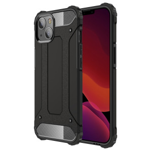 Étui de combinaison Magic Armor TPU + PC pour iPhone 13 (Noir) SH504A418-20