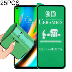 Pour Motorola Moto G9 Plus 25 pcs 9D Plein écran Colle Céramique SH04031252-20