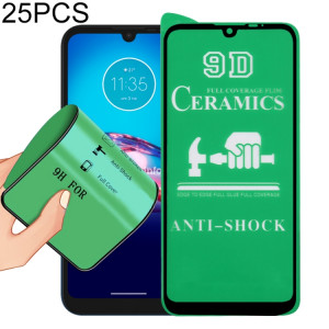 Pour Motorola Moto E 2020 25 PCS 9D Plein écran Colle Ceramique Film SH04051130-20