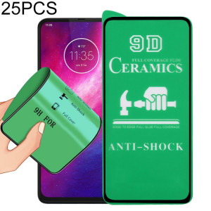 Pour Motorola Un Hyper 25 pcs 9D Plein écran Colle Céramique SH0415724-20