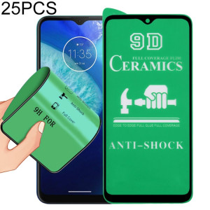 Pour Motorola Moto G8 Power Lite 25 PCS PCS 9D Plein écran Colle Ceramique Film SH0419932-20