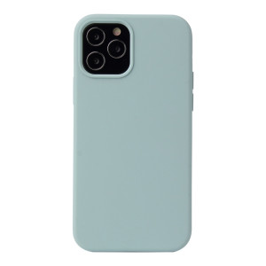 Cas de protection antichoc couleur liquide de couleur solide pour iPhone 13 (vert émeraude) SH602B751-20