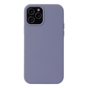 Cas de protection antichoc couleur liquide de couleur solide pour iPhone 13 (gris lavande) SH602L965-20
