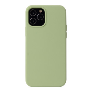 Cas de protection antichoc couleur liquide en silicone liquide pour iPhone 13 Pro (Matcha Green) SH603G1486-20