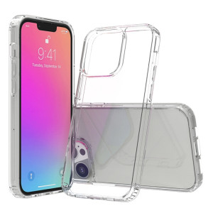 Étui de protection en acrylique TPU + ACRYLIC TPU + PROJET pour iPhone 13 Pro (Transparent) SH703B1507-20