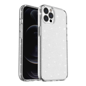 Étui de protection en poudre paillettes de style antichoc pour iPhone 13 Pro (Blanc) SH903D1446-20