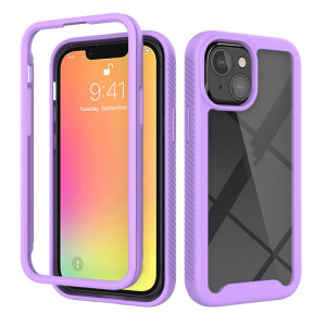 STARRY SKY Color Solid Série PC + Cas de protection TPU pour iPhone 13 Mini (violet) SH501C1291-20