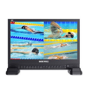 SEETTEC 4K156-9HSD 3840x2160 300 Nits 15.6 pouces IPS Screen HDMI 4K 3G-SDI Four Scrit Afficher moniteur SS82451204-20