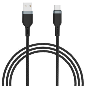 WIWU PT02 USB au câble de données Platinum USB-C / TYPE-C, Longueur du câble: 3M (Noir) SW903A217-20