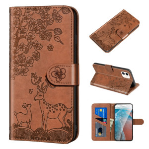 Cas de gaufrage SIKA Pattern Horizontal Flip PU Coque en cuir PU avec support & carte Fente et portefeuille et cadre photo pour iPhone 13 (Brown) SH111E579-20