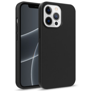 Matériau de paille de la série Starry Series + TPU Cas de protection pour iPhone 13 (Noir) SH802D1993-20