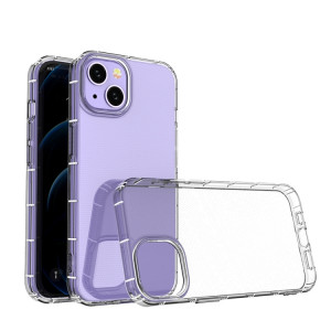 Coque TPU antichoc de couverture complète Airbag à quatre angles pour iPhone 13 (transparent) SH702A1572-20