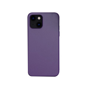 Coque pure en cuir de cuir de la peau pour iPhone 13 Pro (violet) SH703C1643-20