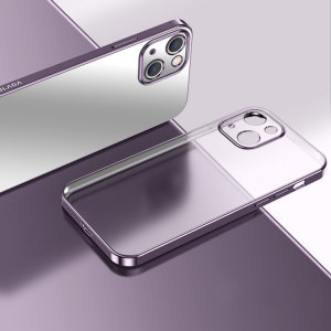 Etui de protection TPU ultra-mince ultra-mince de Sulada Electroplant pour iPhone 13 (violet) SS801D197-20