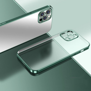 Etui de protection TPU ultra-mince de l'électroplastie Sulada pour iPhone 13 Pro (Vert) SS803C758-20